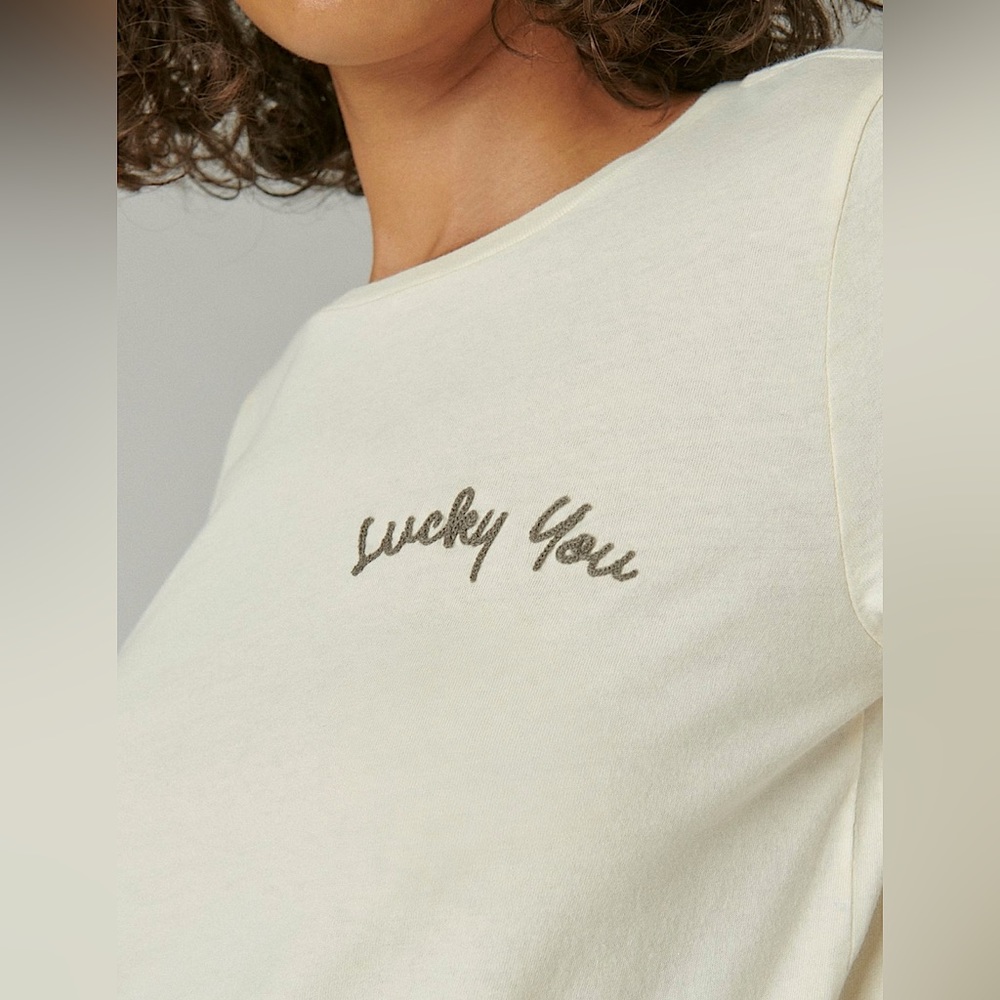 Lucky Brand 'Lucky You' Crew Neck Tee